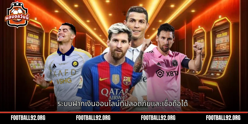 ระบบการ ฝากเงิน ออนไลน์ที่ปลอดภัยและเชื่อถือได้