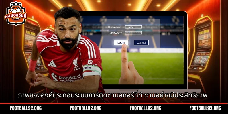 ภาพขององค์ประกอบระบบการติดตามสกอร์ที่ทำงานอย่างมีประสิทธิภาพ