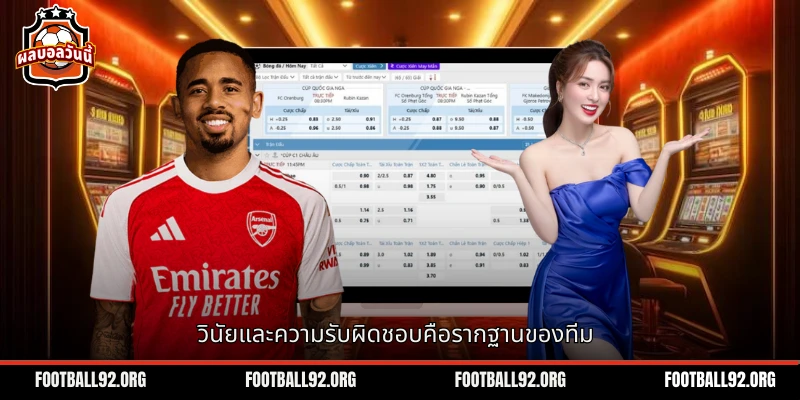 การปฏิบัติอย่างมีวินัยและความสำนึกต่อหน้าที่เป็นรากฐานของทีม